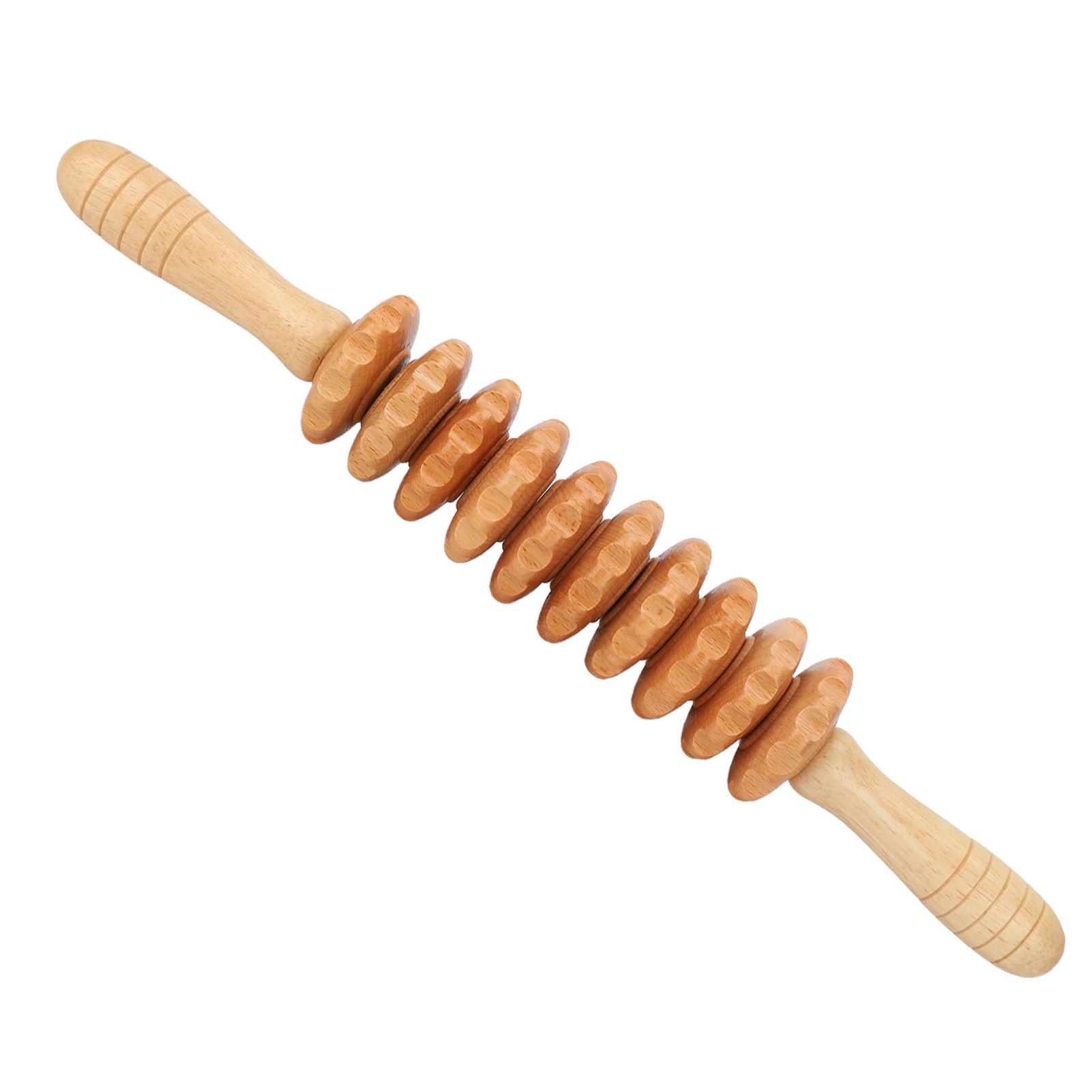Массажный ролик, палочка, меридиан, массаж спины, деревянный, снимает усталость, уменьшает жир, снимает нагрузку с мышц, ролик