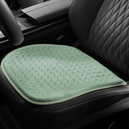 Подушка, удобная противоскользящая, не деформирующаяся, снимает усталость, снимает сиденье из искусственного меха кролика, автомобильный коврик для